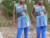 Diy Denim Dress Recycled Jeans