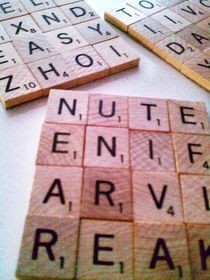 Scrabble Tile Coasters (!)
