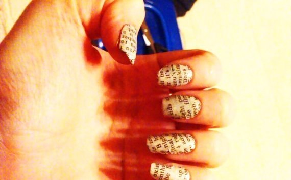 Newspaper Nails