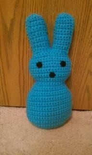 Large Crochet Peep Bunny