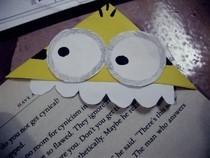Diy Minion Corner Bookmark