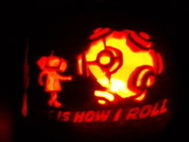 Katamari Pumpkin Carving