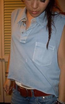 Asymmetrical Polo Shirt 