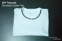 Studded Collar Tee