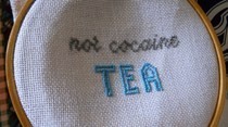 Tea Addiction Cross Stitch