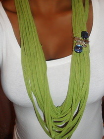 Butterfly T Shirt Necklace