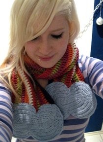 Rainbow & Cloud Scarf