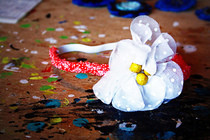 Red And White Headband