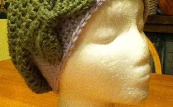 Two Tone Slochy Hat 