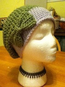 Two Tone Slochy Hat 