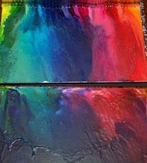 Melted Crayon Art