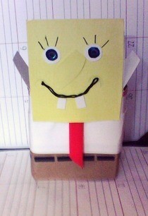 Cardboad Box Spongebob 