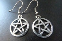 Pentacle Earrings