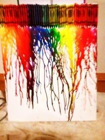 Melting Crayon Art