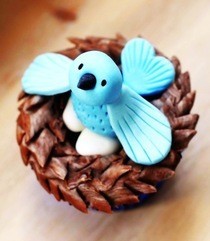 Bird’s Nest Cupcakes