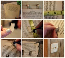 Old Book Light Switch Cover