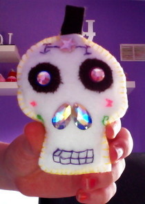 Day Of The Dead Felt Sugar Skull Tutorial