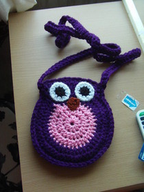 Crochet Owl Bag
