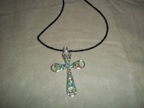Beaded Cross Necklace