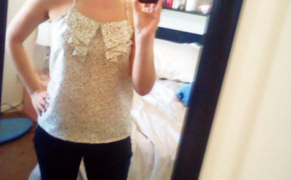 Ruffle Collar Tank 