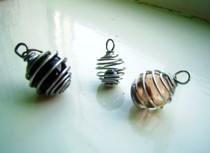 Wrapped Marble Pendants