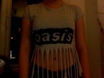 Oasis Fringed Crop Tee