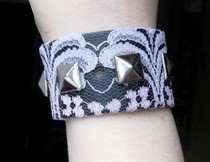 Studded Lace Bracelet