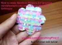 Diy Rainbow Paper Flowers For Scrapbook