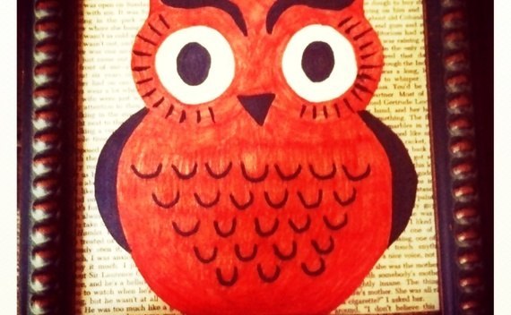 Retro Owl Collage