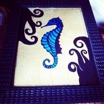 Blue Seahorse