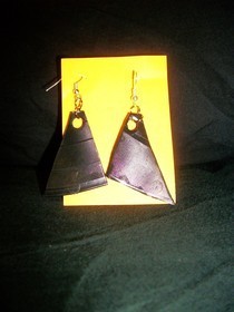 Record Earrings
