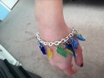 "Glass Shards" Charm Bracelet