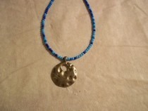 Blue And Gold Necklace