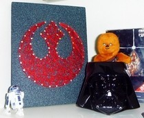 Rebel Alliance String Art