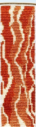 Cross Stitch Bacon Bookmark