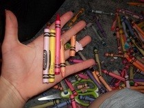 Make Your Own Crayons With Old Ones :)
