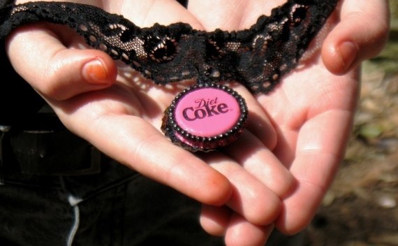 Diet Coke Bottlecap Choker