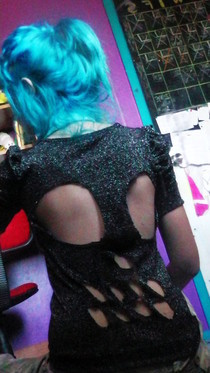 Diy Cutout Skully Tee