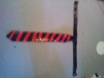 Duck Tape Tie With Stripes