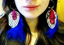 Diy Edge Of Urge Feather Earring (Celeb Style)