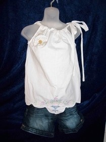 A Bunch Of Vintage Pillowcase Tops