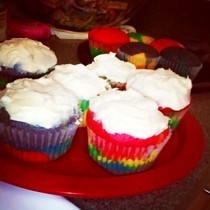 Rainbow Cupcakes!