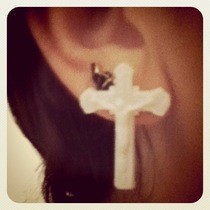 Cross Earring