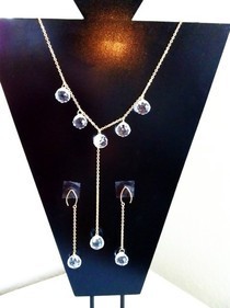 Necklace With Acrylic Beads