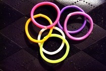 Fluo Rainbow Rings