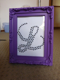 Googly Eye Monogram/Initial Picture