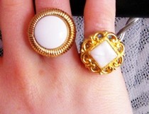 Statement Button Ring