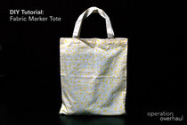 Fabric Marker Tote
