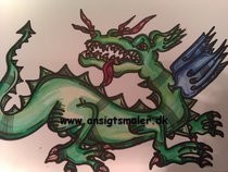 Chinese Dragon Blue