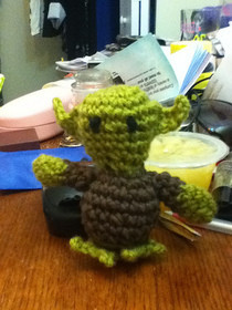 Crochet Yoda